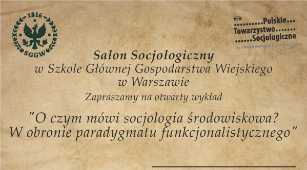 Salon Socjologiczny z udziałem dr hab. Michała Kaczmarczyka, prof. UG